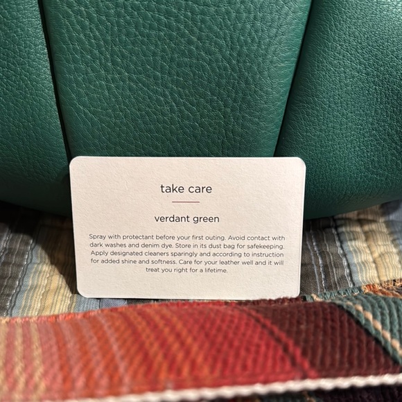 Hammitt Morgan Verdant Green Leather Bag Silver Hardware - Picture 8 of 8